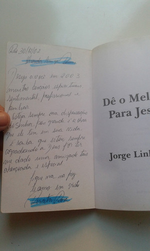 Bolsilivro - Dê O Melhor Para Jesus - Jorge Linhares (Usado)