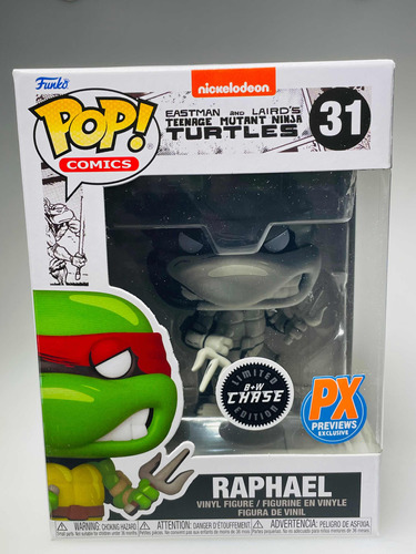 Funko Pop Comics Nickelodeon Raphael Tortugas Ninja 31