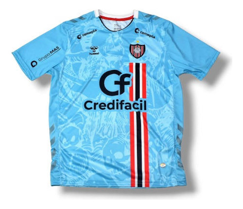 Camiseta Chacarita Juniors 2023 Arquero Celeste Nueva Hummel