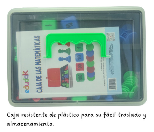 Juego Didáctico Matemáticas Con Estuche Plástico Niños