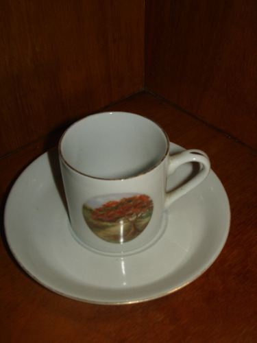 Plato Y Taza De Coleccion Raquel Del Valle  Pr Buen Estado