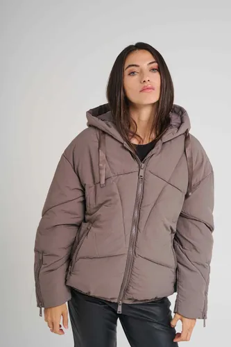 comprar Campera Puffer Mujer Inflada Importada Con Capucha Solmaint