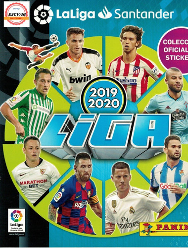  Álbum  La Liga Española Completo A Pegar 2019/2020 Panini