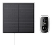 Comprar Cámara de seguridad Wi-Fi* 3 Mpx fija con panel solar, para exterior, compatible con asistentes de voz