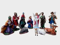 Comprar Nacimiento Navideño 11 Piezas Figuras De Resina 28 Cm 