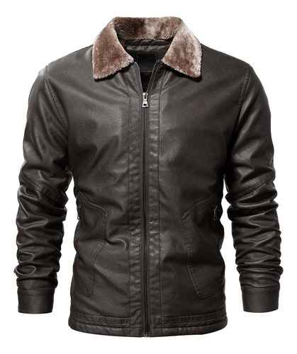 Chaqueta De Forro Polar De Piel M Para Hombre