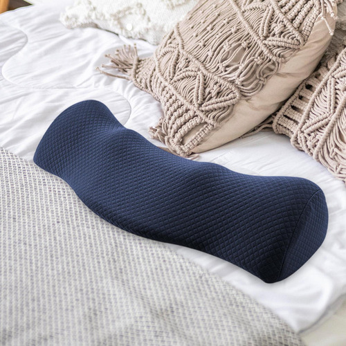 Almohada Ortopédica Para Aliviar El Azul Oscuro 46cmx17cm