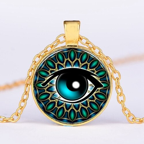 Collar De Ojo De Poder De Los Dioses Egipcios, Amu Style 7