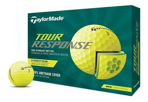 Pelotas Taylormade Tour Response Amarillas X 12 Color Amarillo