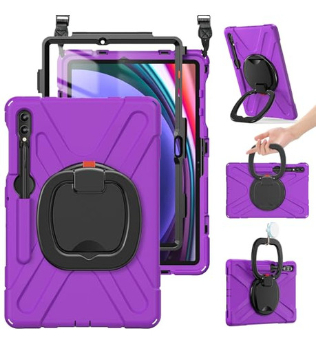 Funda Para Galaxy Tab S9 Fe+/s9 Plus/s9+/s8 Plus/s7 Fe/s7 Pl