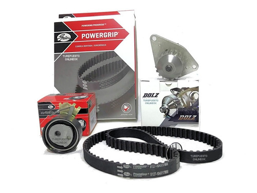 Kit Distribucion Gates + Bomba Agua Peugeot Tu3 206 207 1.4