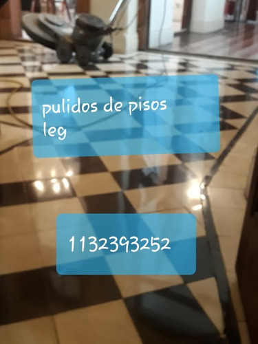 Imagen 5 de 9 de Pulidos De Pisos Leg Pulido De Madera Mosaico Mármol