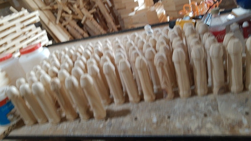 Pene De Madera Pack X 4 Unidades