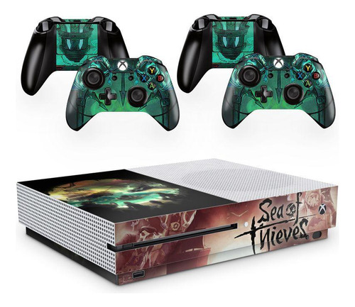 Skin Adesivo Protetor X Box One S E Controles Sea Of Thieves