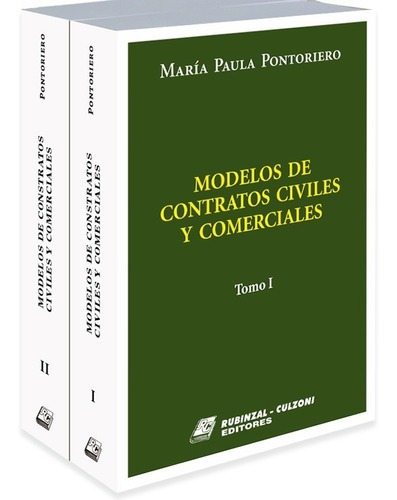 Modelos De Contratos Civiles Y Comerciales. 2 Tomos