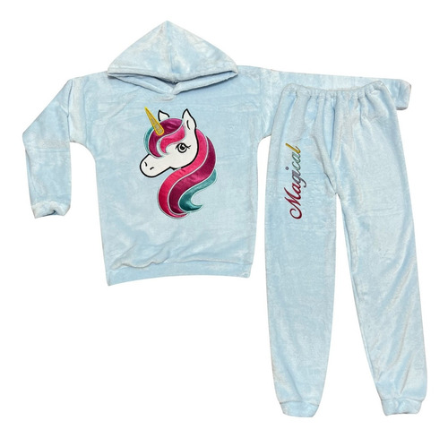 Pijamas Térmicas Para Niñas Unicornio