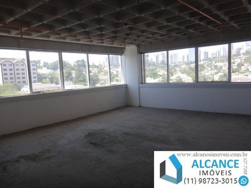 Imagem 9 de 19 de Sala Comercial Com 56,34 M² De Área Com 1 Banheiro E 1 Vaga No Edifício Montreal Em Alphaville. - Sa00046 - 34783949