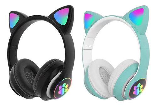 Audífonos Inalámbricos Cat Ear Para Xiaomi Ios, Paquete De 2