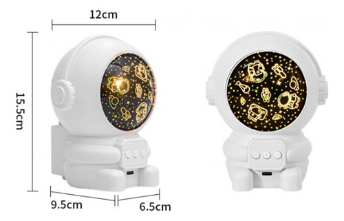 Proyector De Estrellas Galaxy Astronaut Light Projector Para