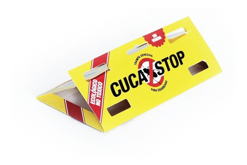 Cucastop Trampa Adhesiva Para Cucarachas Pack X 100 Trampas