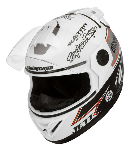 Capacete Moto Masculino Feminino Power Brands Cor Branco Tamanho do capacete 62