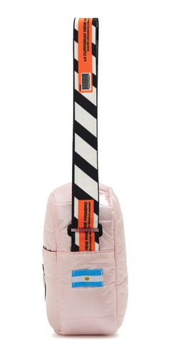 Bandolera San Luis Diamond Rosa Metalizado