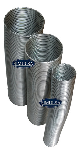Ducto Flexible De Aluminio De 10 Pulgadas / Simulsa