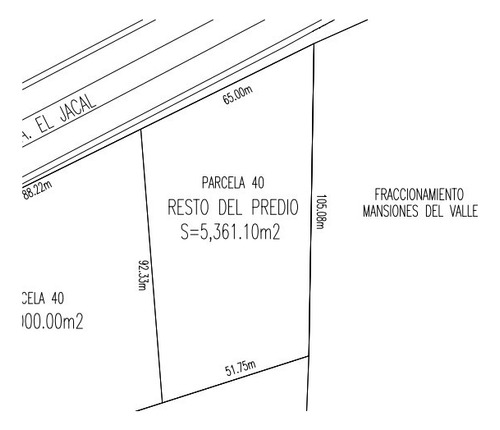 Centrico Terreno Comercial- El Jacal