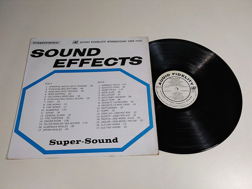 Sound Effects Super Sound Lp Efectos De Sonido