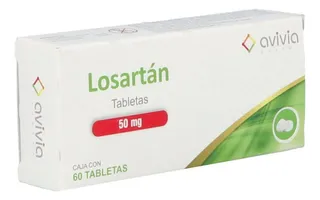 Losartán 50 Mg Caja Con 60 Compirmidos