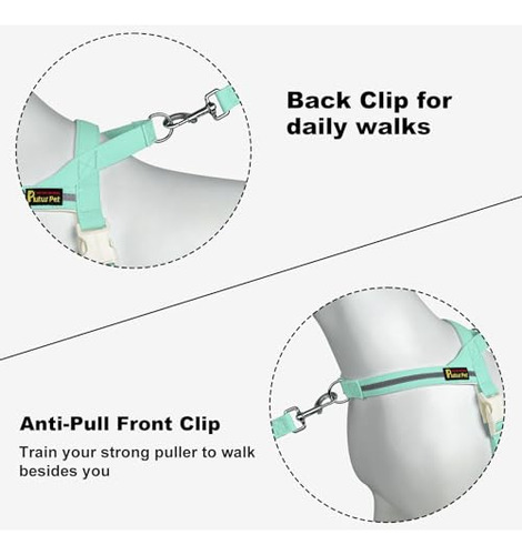 Conjunto De Arnés Y Correa Para Perros De Algodón Reflectant