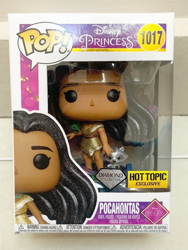 Pocahontas Funko Pop Hot Topic Disney Princesa Diamond