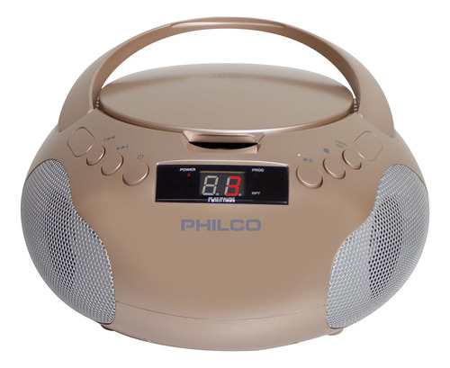 Reproductor De Cd Philco Radio Am-fm, Rosa Dorado