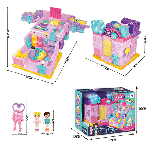 Qf2914-delicious Bakery - Set De Juego Mini Princess Villa C