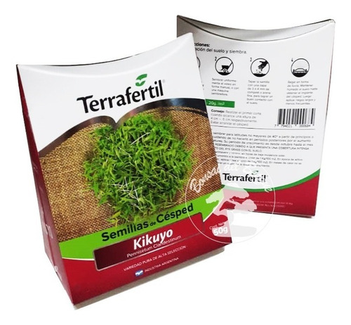 Semilla Cesped Para Sequia Kikuyo Terrafertil 50g