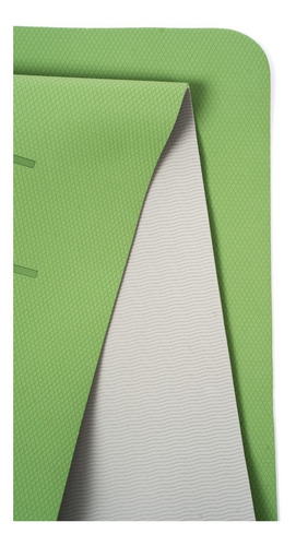 Imagen 1 de 5 de Yoga Mat Bio 5mm Nueva Tecnología Y Textura Con Alineaciones