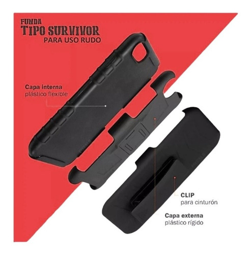 Funda Uso Rudo Clip Compatible Para Nord N100