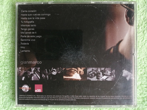 Eam Cd Gian Marco Desde Adentro 2008 Noveno Album Gianmarco