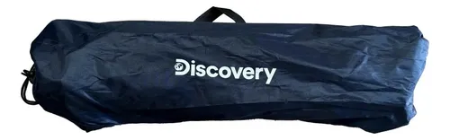 Mesa + 2 Sillas De Camping Discovery Plegable Portavaso Azul