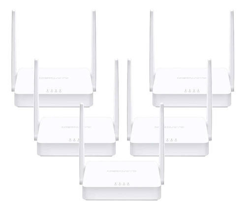 Kit 5 Router Mercusys Mw302r Con 2 Antenas N300