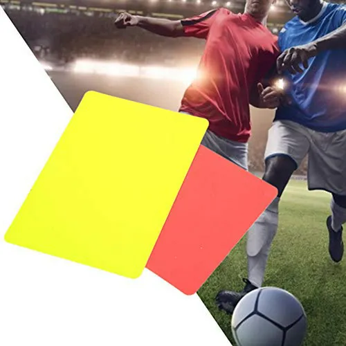 Tarjeta Roja Y Amarilla Para Árbitros De Fútbol, Herramienta