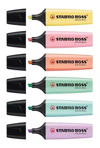 Promo Stabilo, 6 resaltadores Boss Pastel al precio de 5.