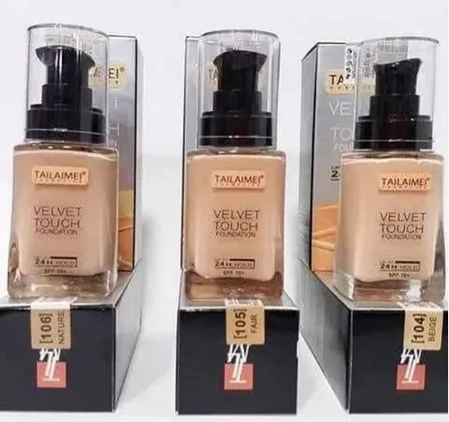 Maquillaje Tailaimei Líquido Alta Cobertura tailaimei tono 106 Maquillaje Tailaimei Líquido Alta Cobertura