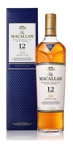 Imagen 1 de 2 de Whisky Macallan 12 Años Double Cask 700ml