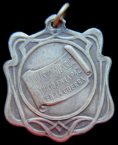 Medalla Mendoza. Godoy Cruz, Revolucion Mayo, 1910