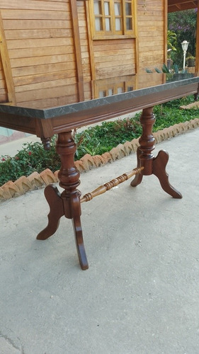 Mesa De Apoio Aparador, Tampo Mdf, Pernas Imbuía (Usado)