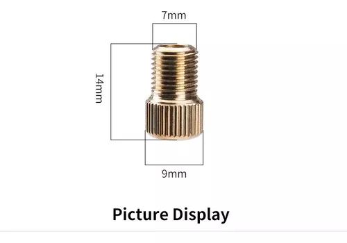 Adaptador De Válvula Bicicleta Francesa A Americana 2 Unidad
