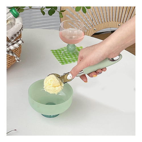 Socada De Helado, Scooper De Helado De Acero Inoxidable Con