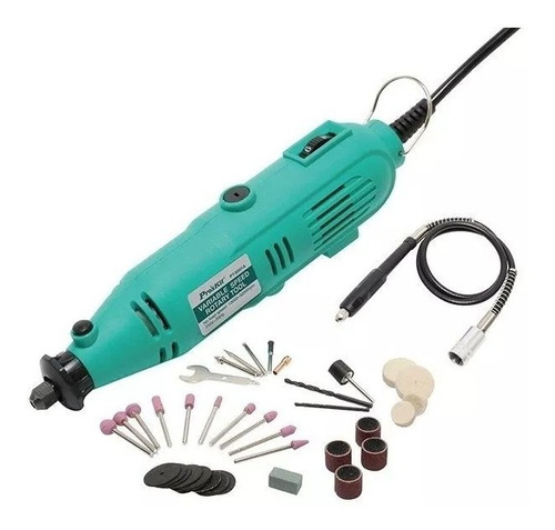 Kit Minitorno + 40 Accesorios Proskit 5501 Mini Torno Tripa