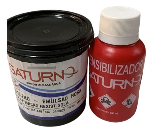 Emulsão Saturno Rosa 225ml + Sensibilizador 100ml